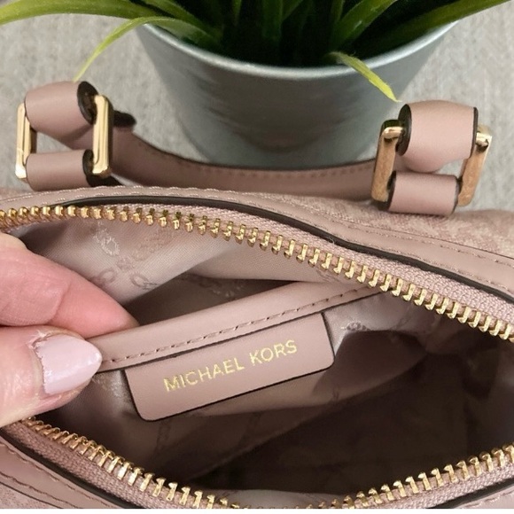 Michael Kors Bedford Legacy Extra-Small Logo Duffle Crossbody Bag - Picture 14 of 15